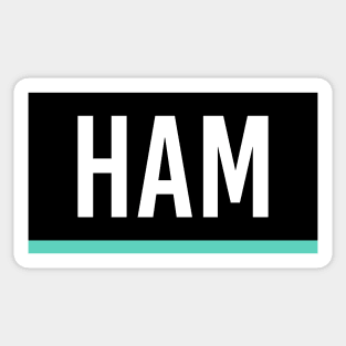 Lewis Hamilton Driver Tag Sticker